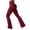 AM13_Wine, variant on Lumtrix Women Workout Flare Leggings with Pockets Yoga Pants High Waisted Tummy Control Cargo Leggings Navy 2XL