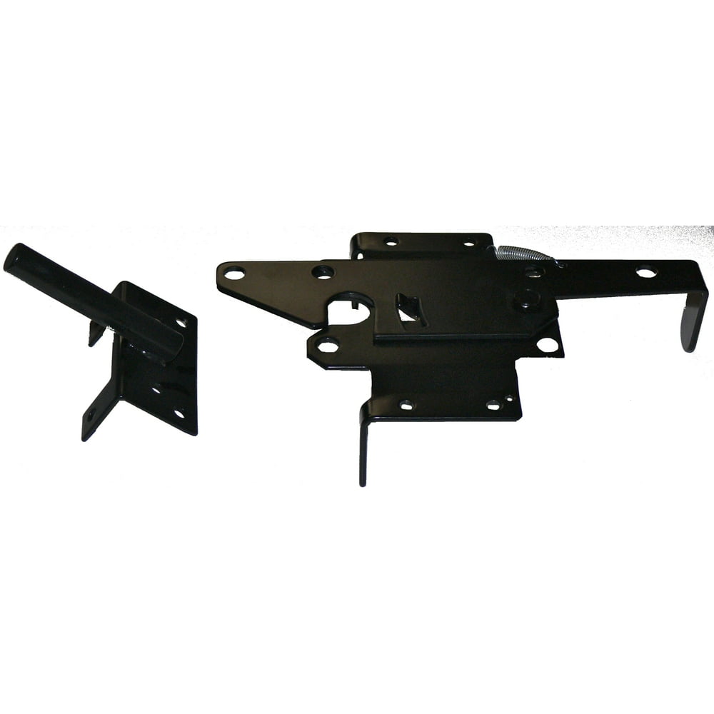 Stainless Steel Vinyl Gate Latch BLACK (for Vinyl, Wood, PVC etc