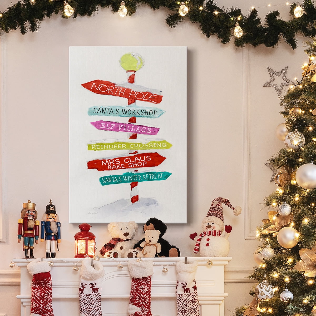 Christmas Directions- Gallery Wrapped Canvas