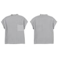 thumbnail image 3 of Débardeur Sans Manches pour Femmes Col Montant Tricoté Gris Clair P, 3 of 6