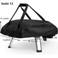 thumbnail image 4 of Housse de Transport pour Four à Pizza, Housse de Protection Imperméable pour Four à Pizza Extérieur, Noir, 63x41x16cm, 4 of 4
