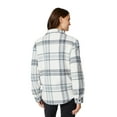 thumbnail image 3 of Free Country Women's Chill Out Fleece Shirt Jacket Black Heather Plaid M, 3 of 3