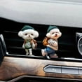 thumbnail image 3 of 2PCS Cute Cat Car Air Freshener Vent Clips, 2D Flat Acrylic Cartoon Kitty Car Diffuser Air Conditioner Outlet Clip, Auto Interior Decoration Accessories for Most Vehicles, D-2PCS, 3 of 5