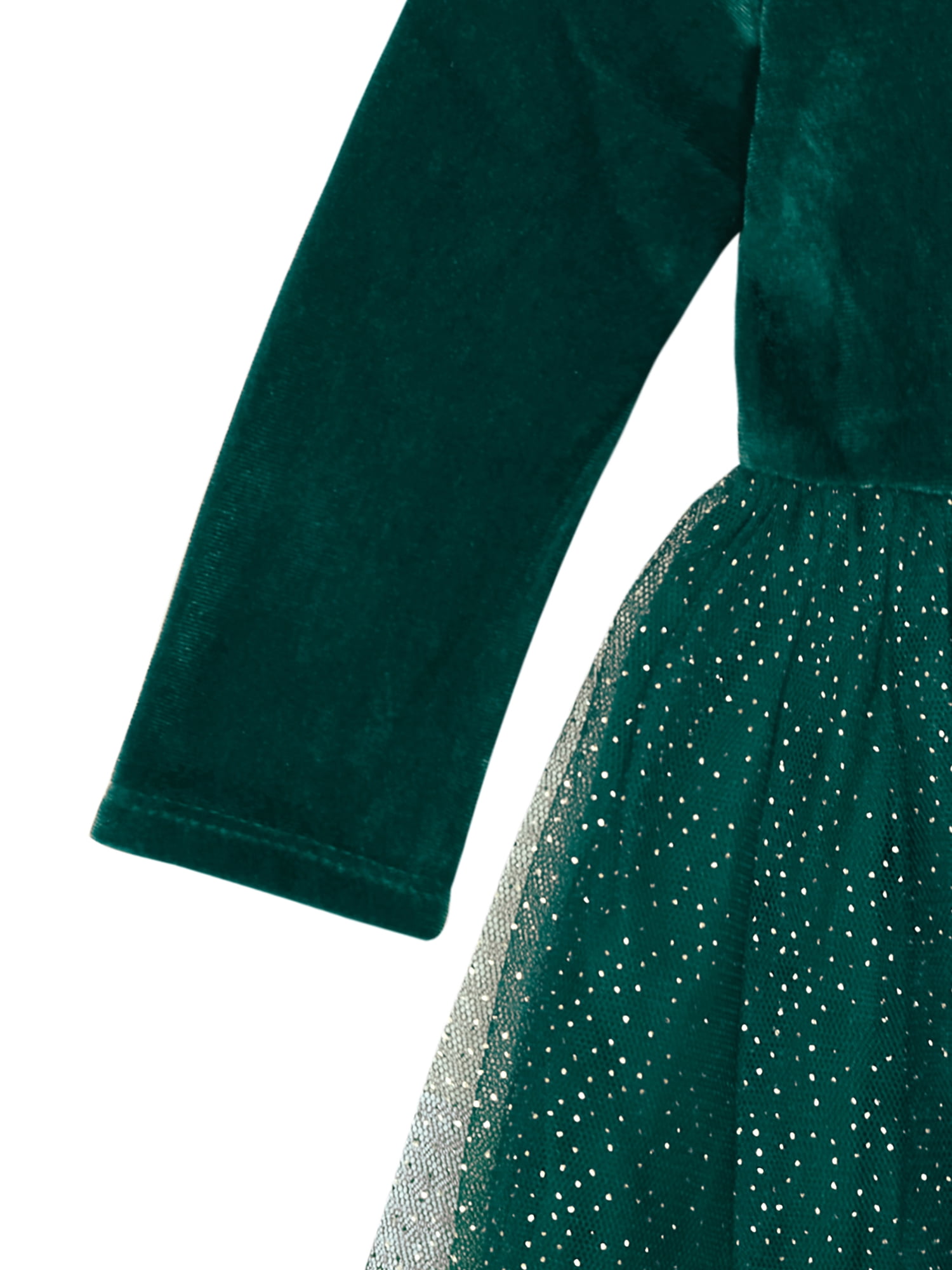 Wonderluxe Baby Girls' Long Sleeve Velvet Dress, 3-Piece Set, Sizes 0-3M-24M