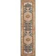 thumbnail image 2 of Unique Loom Outdoor Traditional Collection Area Rug - Timeless (2' 7" x 10' Runner Navy Blue and Light Pink/Gold), 2 of 9