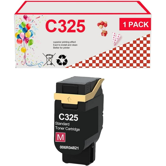 006R04821 Toner Cartridge Works for C325 Color Printer (1-Magenta)