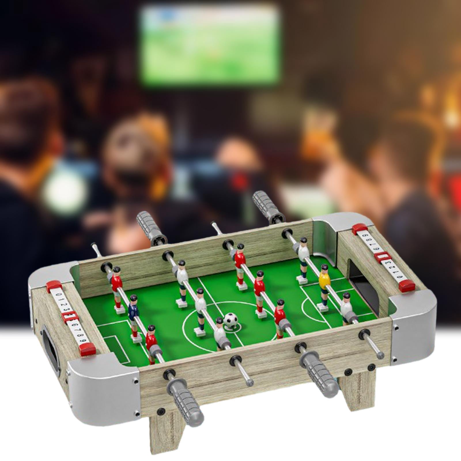 Mini Soccer Foosball Board Game Developmental Toy Portable Two for Indoor Adults 53cm