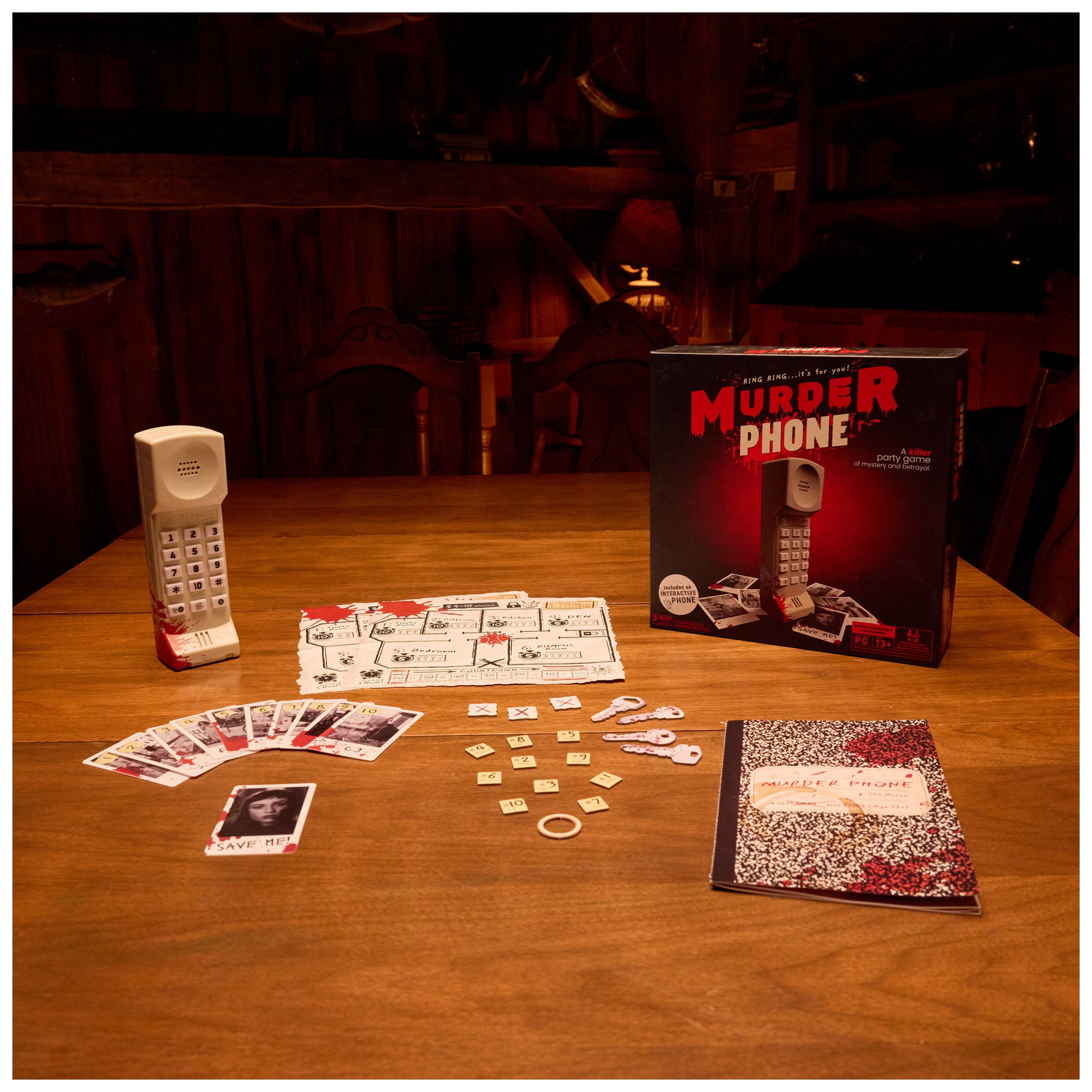 Spin Master Games, Murder Phone Party Game, 4-10 Players, Ages 13 and up