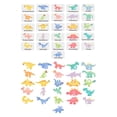 thumbnail image 2 of Rompecabezas de animales del alfabeto, rompecabezas del alfabeto ABC, linda forma de dinosaurio, actividades de aprendizaje preescolar, juguetes para, 2 of 9