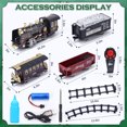 thumbnail image 7 of JoyStone Electric R/C Train Set Toys for Boys with Smokes, Lights & Sound, Tracks, Toddler Model Train Set with Steam Locomotive Engine & Cargo Cars and Tracks, Christmas Toy Train for Kids, 7 of 7