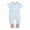 Pink, variant on IROINID Discount Cotton Neutral Onesies Summer Newborn Baby Girls Boys Bodysuit Short Sleeve Printed Zipper One-piece Romper Jumpsuit,Gray