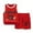 #02-Red, variant on Kids Basketball #24 Classic Mesh Tank Top Shorts for Boys Girls Sleeveless Athletic Training Uniforms