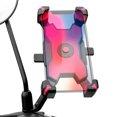 thumbnail image 2 of Quick Lock Bicycle Mobile Phone Holder 360° Rotation Adjustable Motorcycle Phone Mount Rear View Mirror Phone Bracket for Mountain Bike Road Bicycle, 2 of 7