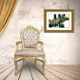 thumbnail image 3 of Wise, Alex 18x13 Gold Ornate Wood Framed with Double Matting Museum Art Print Titled - Vibrant Gold on Teal, 3 of 4