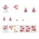 thumbnail image 3 of 6 piezas de pegatinas de ventana de color rosa de Navidad, pegatinas de pared de color rosa de Navidad, adhesivos de ventana de regalo de Navidad para, 3 of 7