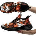 thumbnail image 5 of Coolcustomize Women's Skull & Rose Running Shoes Trendy Floral Sneakers with Cool Design Comfort Breathable Mens Athletic Gym Walking Shoes, 5 of 7