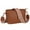 Brown, variant on HuaAngel Crossbody Bags for Women Genuine Leather Small Square Bag Adjustable Shoulder purse