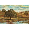 thumbnail image 2 of Gorham, Gregory 18x13 Black Ornate Wood Framed with Double Matting Museum Art Print Titled - Landscape I, 2 of 4