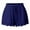 Blue, variant on Plus Size Lace Hem Lounge Shorts for Women Drawstring Elastic Waist Wide Leg Casual Summer Shorts