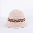 thumbnail image 3 of CoCopeaunts Fashion Stripe Women Bucket Hats Soft Foldable Compressible Knitting Hat for Girl Ladies Walking Fishing Camping, 3 of 8