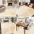 thumbnail image 5 of 8'x10' Area Rugs, Cream Indoor Outdoor Area Rug for Living Room Bedroom, Modern Oil Painting Abstract Washable Bathroom Rugs Kitchen Floor Carpet Mats Home Decor Aesthetic, 5 of 8