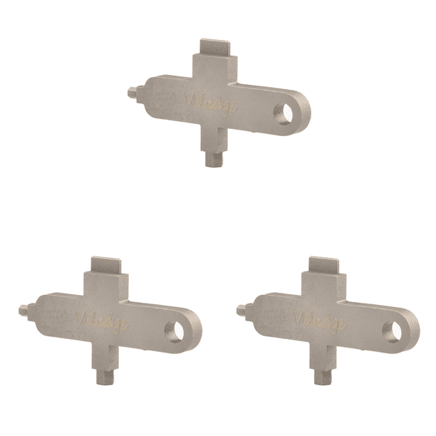 Herramienta de ajuste de placa EDC para cámara con destornillador de ranura grande con llave hexagonal M4 M2.5