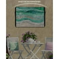 thumbnail image 3 of Green Coastal Outdoor TV Cover 48-50 Inch Weatherproof, Summer Beach Nautical Abstract Art Outdoor TV Covers, Waterproof TV Covers for Outside TV, 3 of 7