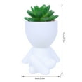 thumbnail image 3 of Hbdhejl Lazy Man'S Mini Planter With Dummy Easy Care Decorative Pots, 3 of 4