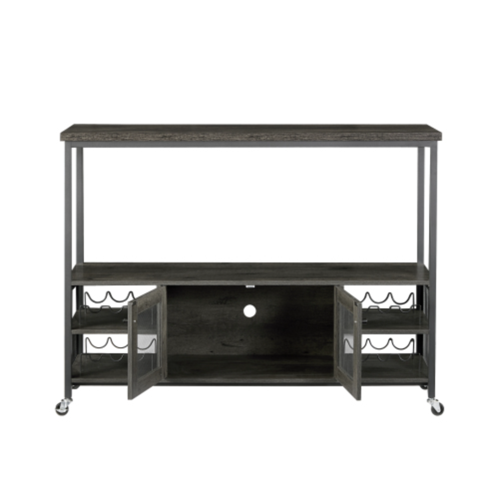 Wine shelf table, modern wine bar console table, bar table, TV