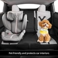 thumbnail image 6 of EKR Custom Fit Model Y Car Seat Covers for Tesla Model Y 2020 2021 2022 2023 2024 2025 - Full Set Leather 5-Seater Saver (Black/White), 6 of 8