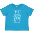 thumbnail image 3 of Inktastic We Will Serve the Lord Bible Verse Boys or Girls Baby T-Shirt, 3 of 5