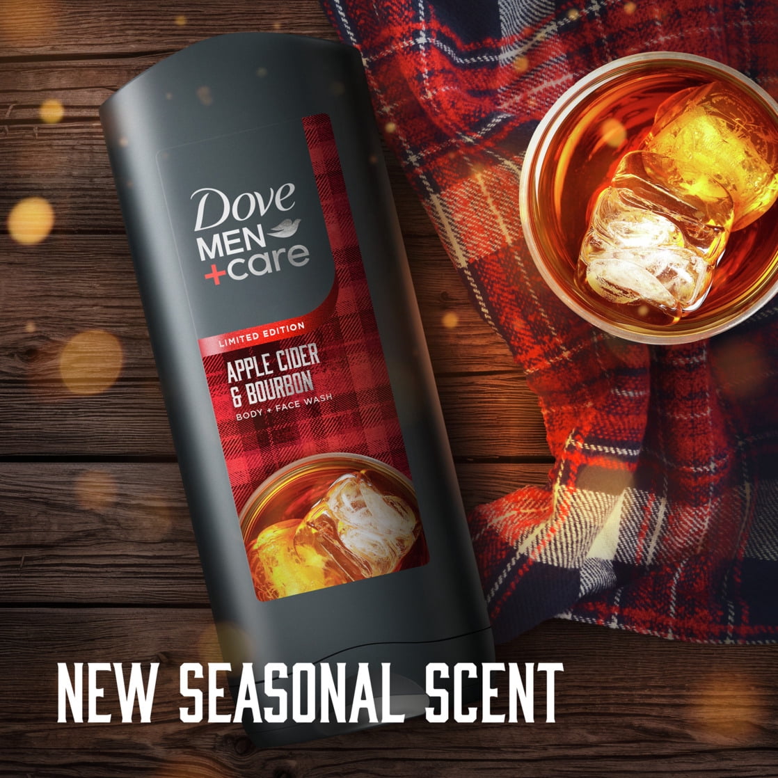 Dove Men+Care Limited Edition Body Wash Apple Cider & Bourbon, 18 oz