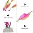 thumbnail image 4 of WHAMVOX 10 Pcs Plantes Artificielles pour Aquarium Installation en Rouge, 4 of 8