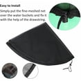 thumbnail image 3 of Fine Mesh Covers, High-Quality Protection for Your Outdoor Buckets, Prevents Leaves Debris with Weather-Resistant Polyethylene, 3 of 5