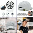 thumbnail image 5 of Waldeal Christian Hats for Men Women, Cross Jesus Hat, Religious Gifts Redeemed Baseball Cap, 5 of 5