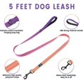 thumbnail image 4 of YIXIGGC Small Dog Harness and Leash Set, No Pull Dog Harness Adjustable Reflective, Dog Halter Harnesses Comfort Padded Handle, Pet Harness for Training Outdoor Walking（Mistyrose-S DYF329-2231, 4 of 7