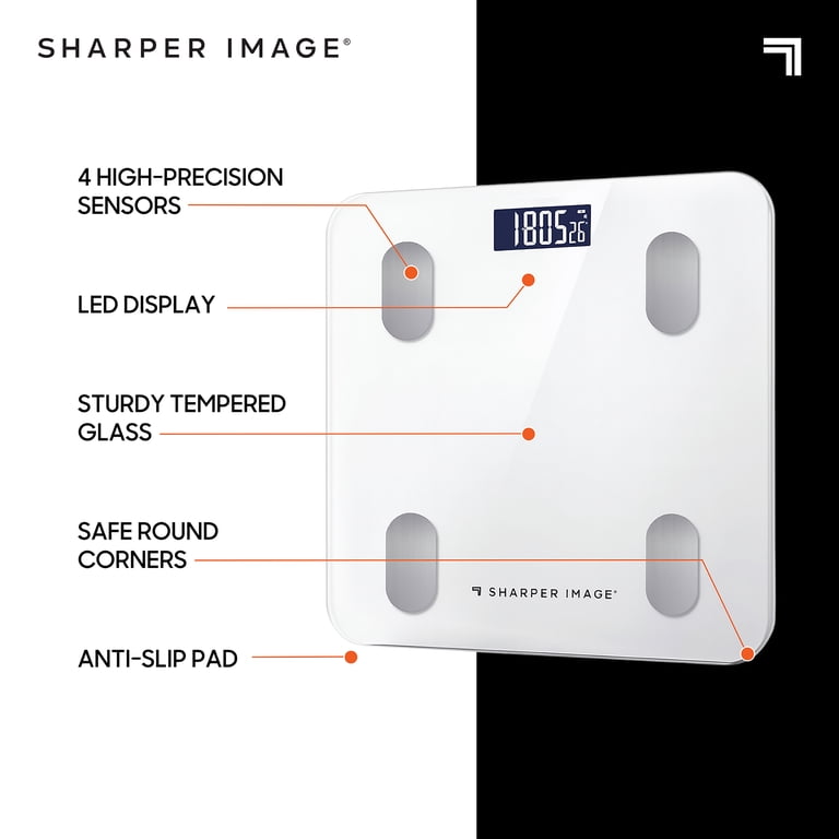 Sharper Image Smart Scale, Bluetooth, 400 lb Capacity photo 5