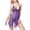 Purple, variant on Ikevan Short Skirt Pajama Split Sling Tulle Suit Underwear Suit