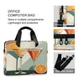 thumbnail image 4 of FORMRS 16" Laptop Sleeve Bag Carrying Case with Handle Travel Shoulder Briefcase, Mid Century Orange Juice, 4 of 8