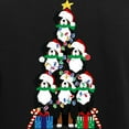 thumbnail image 3 of CafePress - Bernese Mt Dog Xmas Tree Pajamas - Women's Short Sleeve Print T-Shirt and Pants Dark Cotton Pajama Set, 3 of 7
