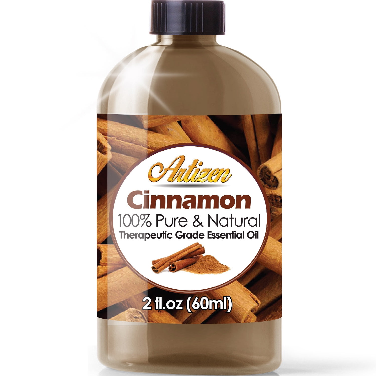 2oz Artizen Cinnamon Essential Oil (100 Pure & Natural UNDILUTED