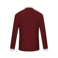 thumbnail image 2 of DCDany Men's Casual Polo Shirts Classic Long Sleeve Basic Button T-Shirt Lightweight Cotton Golf Tops, 2 of 6