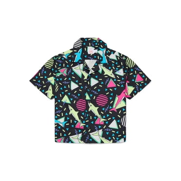 Wonder Nation Little and Big Boys Cabana Sun Shirt with UPF50 , Sizes 4-18 & Husky