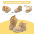 thumbnail image 3 of Barerun Toddler Girls Boys Slipper Warm & Non Slip Camel, 3 of 7