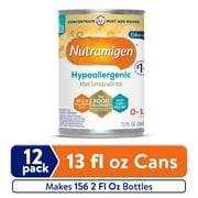 Nutramigen Hypoallergenic Concentrate Baby Formula, Colic Relief from Cow's Milk Allergy Starts in 24H, 13 Fl Oz Can, 12 Count