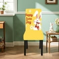 thumbnail image 2 of sruoe Chair Covers for Dining Room, Chair Seat Protector, Modern Washable Elastic Spandex Chair Slip Covers, Chair Protector Cover Seat for Home Party Hotel, Easter Chair Covers, 2 of 5
