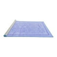 thumbnail image 2 of Ahgly Company Machine Washable Indoor Rectangle Persian Blue Traditional Area Rugs, 6' x 9', 2 of 4