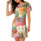 thumbnail image 2 of Balery Succulent And Cactus Camisón de manga corta con cuello redondo para mujer, cómodo y elegante., 2 of 6