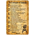 thumbnail image 1 of Cartel de Chapa SREELEATHERS Dokkodo 20x30 cm Decoración de Pared, 1 of 5