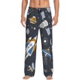thumbnail image 1 of Fotbe Space Cars Pantalones de Pijama para Hombre, Pantalones de Dormir, Pantalones de Casa con Cintura Ajustable y Bolsillos-X-Large, 1 of 6